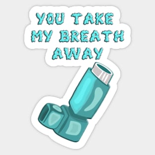 Funny Asthma Inhaler Sticker